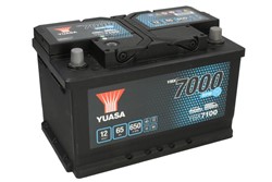 Akumulators YUASA START&STOP EFB; YBX7000 EFB Start Stop Plus YBX7100 12V 65Ah 650A (278x175x175)_1