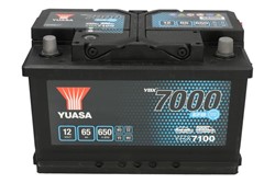Akumulators YUASA START&STOP EFB; YBX7000 EFB Start Stop Plus YBX7100 12V 65Ah 650A (278x175x175)_2