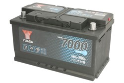 Akumulators YUASA START&STOP EFB; YBX7000 EFB Start Stop Plus YBX7110 12V 75Ah 730A (317x175x175)_0