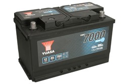 Akumulators YUASA START&STOP EFB; YBX7000 EFB Start Stop Plus YBX7115 12V 85Ah 760A (317x175x190)_1