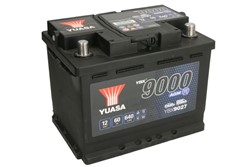 Akumulators YUASA START&STOP AGM; YBX9000 AGM Start Stop Plus YBX9027 12V 60Ah 640A (242x175x190)_1