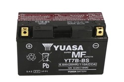 Akumulator motocyklowy YUASA YT7B-BS YUASA 12V 6,8Ah 110A L+_2