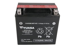 Akumulator motocyklowy YUASA YTX14L-BS YUASA 12V 12,6Ah 200A P+_2