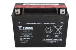 Akumulators YUASA YTX24HL-BS YUASA 12V 22,1Ah 350A (205x87x162)_2
