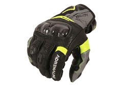 Gloves touring ADRENALINE HEXAGON PPE colour black/fluorescent/grey/yellow_1