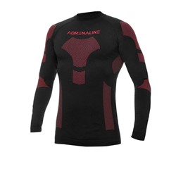 Thermoactive t-shirt ADRENALINE FROST type unisex, colour black/red