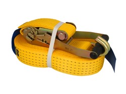 Transporting belt with a ratchet 12m_0
