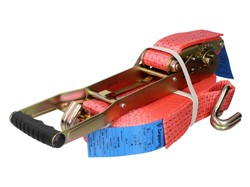 Transporting belt with a ratchet 12m_0