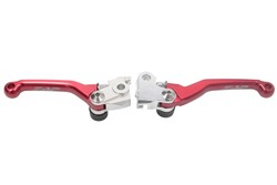 Brake and clutch lever (set) (red)