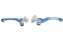 Brake and clutch lever (set) (blue) fits KAWASAKI