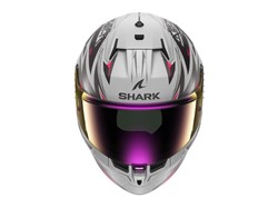 SHARK Integrální přilba BLAST-R MAT, velikost M,bílá/matná/růžová/šedá barva_1