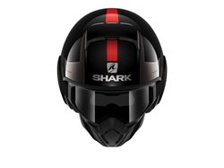 SHARK Otevřená přilba STREET-DRAK TRIBUTE RM, velikost L,antracit/černá/červená barva_2