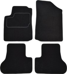 Koberce textilní, Citroen C3 I (Sedan) od 02.2002, černé, 4 ks