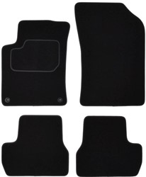 Koberce textilní, Citroen C3 II (Sedan) 11.2009 černé, 4 ks_0