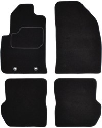 Koberce textilní, Ford Fiesta V (Sedan) 11.2001-06.2008, černé, 4 ks