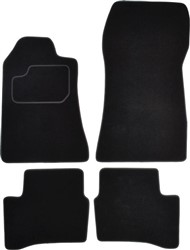 Koberce textilní, Mercedes CLK (Kupé) od 06.1997-06.2002 černá, 4 ks