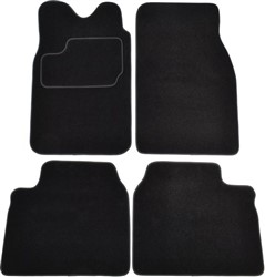 Koberce textilní, Mitsubishi L200 (SUV) od 06.1996-12.2007 černá, 4 ks_0