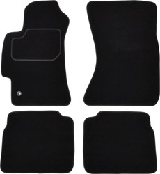 Koberce textilní, Subaru Legacy IV od 09.2003-12.2009 (Sedan) černá, 4 ks_0