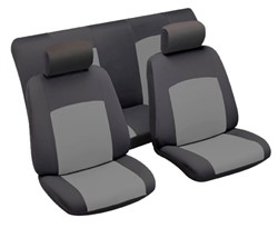 Seat Cover Black/Grey front/rear_0