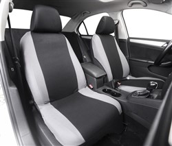 Seat covers (black/grey, front/rear, 2 headrest covers + 2 seat covers + 1 rear seat cover + 1 support cover), one-piece lid_1