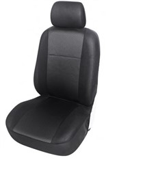 Seat covers (black, front, single seats, 1 seat cover + 1 head rest covers)_0