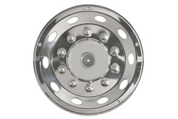 Wheel cap rear, material: stainless steel,, rim diameter: 22,5inch, diameter: 304mm, hollow (with covers)_0
