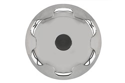 Wheel cap rear, material: stainless steel,, rim diameter: 22,5inch, Flat