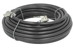 Inflating hose for wheels of trucks, tractors and agricultural