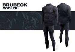 Spodnie termoaktywne BRUBECK COOLER NEW typ męski, kolor czarny_5