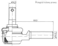 Zestaw końcówek drążka kierowniczego 4R511012 L/P pasuje do ARCTIC CAT; KAWASAKI; POLARIS; SUZUKI_3