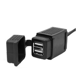 Elektriseadmed Gniazdo USB DC 12-24V; DC 5V/3.1A (kaabli pikkus 2 m; Mootorratas)_0