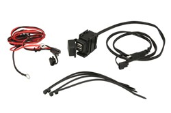 Osprzęt elektryczny Gniazdo USB DC 12-24V; DC 5V/3.1A (długość kabla 2 m; motocyklowe)_2