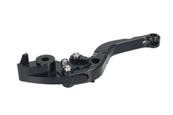 Brake lever 4RIDE colour black, non-breakable; short adjusted fits HONDA