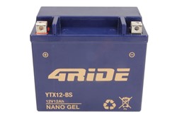 Akumulator motocyklowy 4 RIDE YTX12-BS 4RIDE GEL 12V 12Ah 180A L+_2