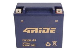 Akumulators 4 RIDE YTX20HL-BS 4RIDE GEL 12V 20Ah 175A (175x87x154)_2