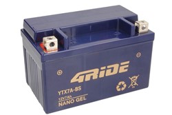 Akumulators 4 RIDE YTX7A-BS 4RIDE GEL 12V 7Ah 125A (150x86x94)_1