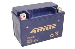 Akumulator motocyklowy 4 RIDE YTX9-BS 4RIDE GEL 12V 9Ah 145A L+_1
