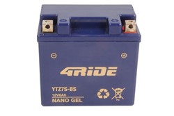 Akumulator motocyklowy 4 RIDE YTZ7S-BS 4RIDE GEL 12V 6Ah 95A P+_2