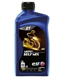 Olej silnikowy 2T ELF Moto 2 Self Mix 1l 2T, API TC JASO FB Mineralny