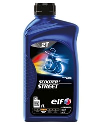 Olej silnikowy 2T 30 ELF Scooter 2 Street 1l 2T, API TC JASO FD Półsyntetyczny