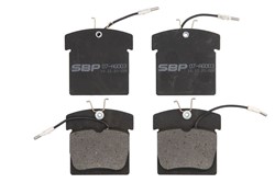 Brake pads set SBP 07-AG003