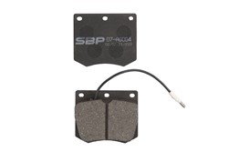 SBP Set disk pločica, kočioni disk 07-AG004