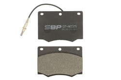 Brake pads set SBP 07-AG005