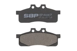 Brake pads set SBP 07-AG007