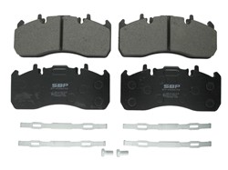 Brake pads set SBP 07-P29173