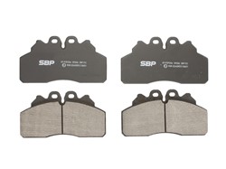 Brake pads set SBP 07-P29256