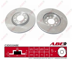 Brake disc C3D010ABE_2