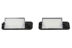 Svjetlo registarske oznake LED, Boja svjetla bijela; set, 12V,, s odobrenjem za cestu (homolagacija) odgovara BMW 3 (E36) 09.90-11.98