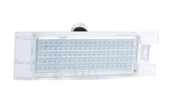 Svjetlo registarske oznake LED, Boja svjetla bijela; set, 12V,, s odobrenjem za cestu (homolagacija) odgovara OPEL ASTRA H, ASTRA J, CORSA D, INSIGNIA A, MERIVA B, VECTRA C 04.02-03.17