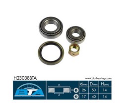 Wheel bearing kit H23038BTA